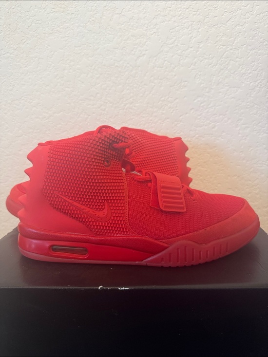 Nike Other - Nike Yeezy Red a October All-Red High-Top Sneakers
